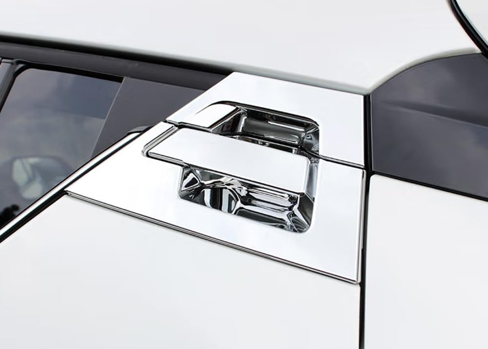 ERIDANUS Auto Accessories Fit for Toyota C-HR 2022 2021 2020 2019 2018 CHR Car Rear Door Handle Bowl Cover Trims (Chrome Silver) ABS 6 PCS