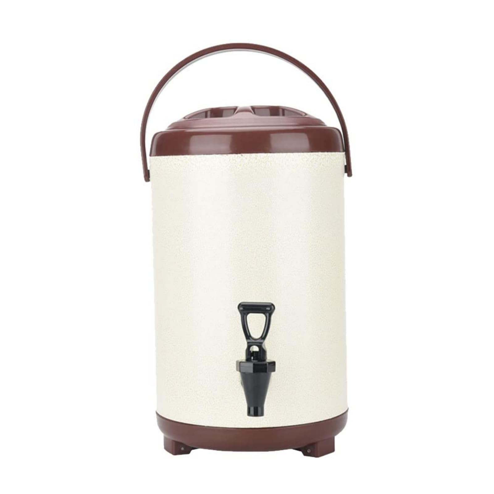 asdchZen Hot Water Dispensers,Insulated Coffee Urn Double Wall Insulated Beveradispenser,Hot And Cold Beveradispenser,Drink Dispenser With Spigot/Black/6L,White-8L