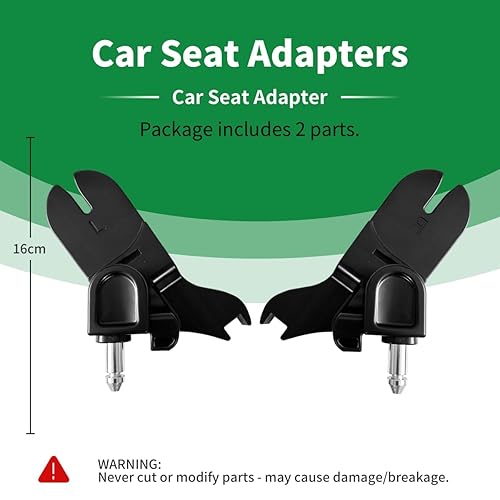 Miniatura 3 de Adaptador de asiento de automóvil Summit X3 para cochecito, entrenador de bebé, compatible con asientos de automóvil infantiles GracoChiccoBritax,