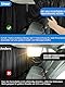 3er Set Auto Trennvorhänge Sonnenschutz, Heckscheibe Vorhang Trennvorhang Reise Privatsphäre Vorhang Abnehmbarer Sichtschutz Auto für Alle Auto Sonnenblende Reisen Camping Nap Schlafen