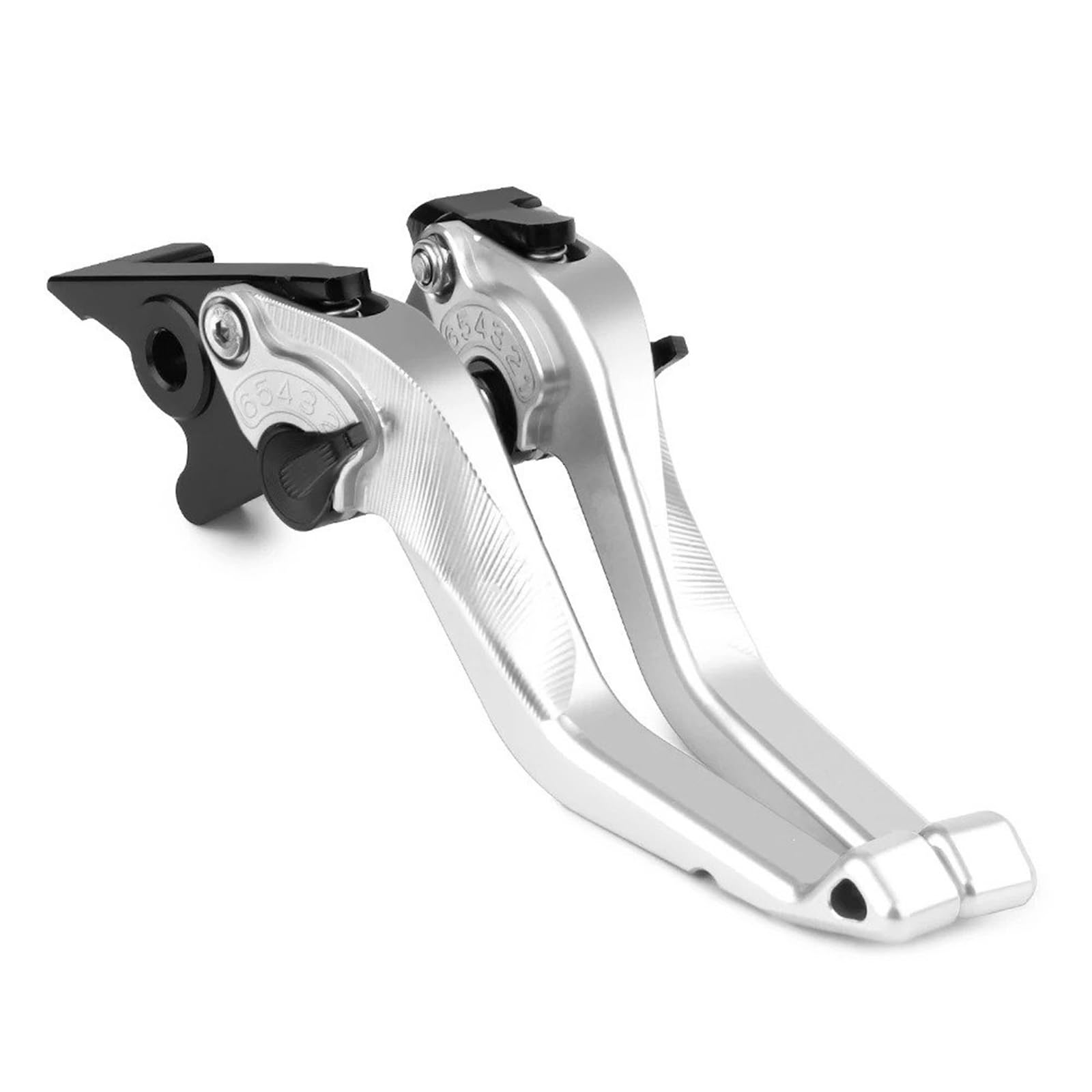 PBSUEM Motorcycle Lever Blades for CL500 CL300 CL 500 300 2023 Motorcycle Accessories CNC Short Brake Clutch Levers Ajustable Brake Clutch Levers(Silver)