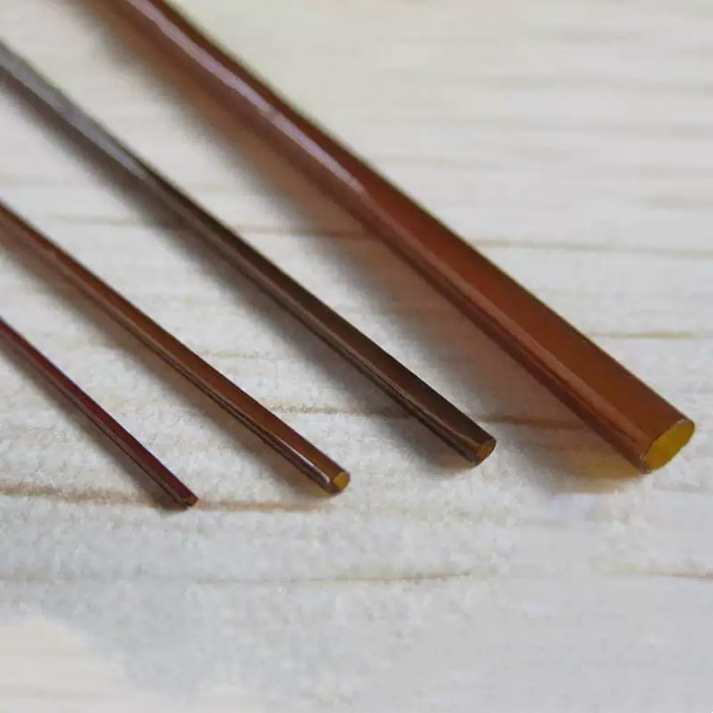 Polyimide Tube, Seamless Capillary PI Tube, High-Temperature Resistant up to 400℃, Nungsten Needle Insulating Sleeve Long 1 Meter (ID 0.3mm，Thick 0.02mm)