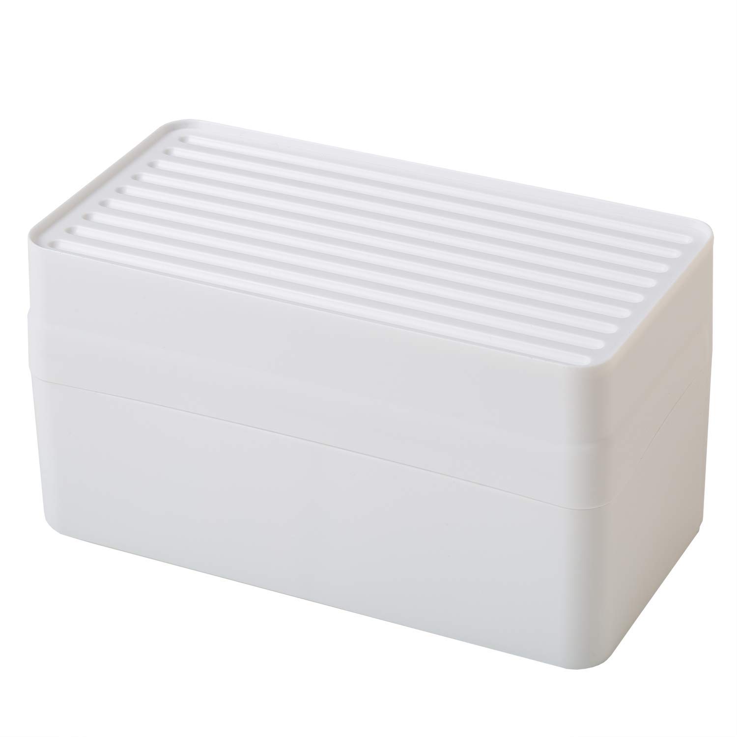Amazon｜平和工業 マスクケース 忘れない ホワイト 約19×10.5×10.1cm