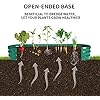 GADI Raised Garden Bed Kit for Vegetables Flower Galvanized Metal Planter Boxs Designed for Easy DIY and Cleaning Not Twist Or Rot (Green)