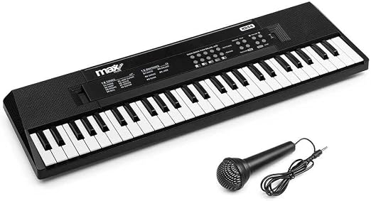 MAX Clavier d'Apprentissage 54 Touches MAX KD54 avec Batterie Intégrée