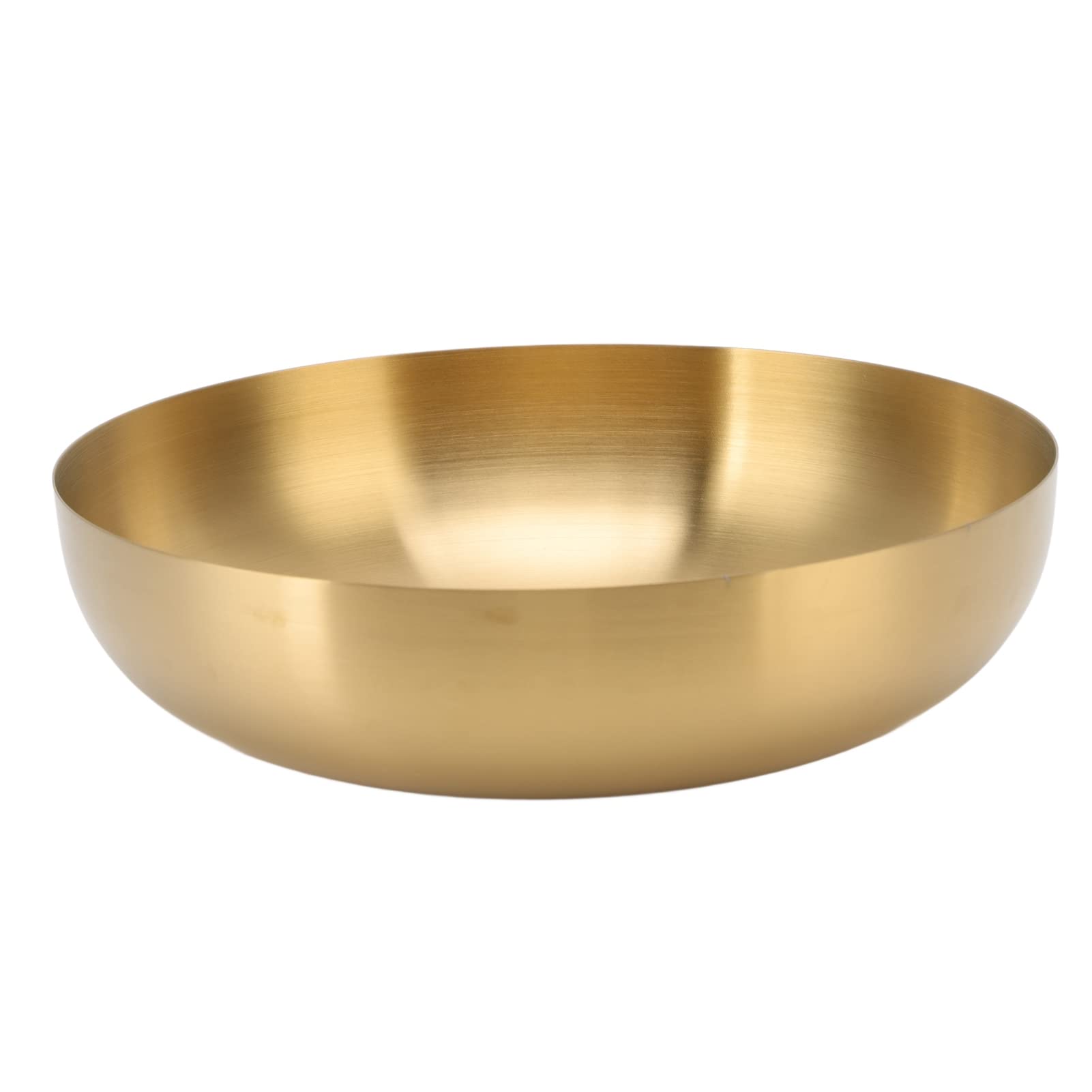Mixing Bowl, Salad Bowl Thickened Multi Functional Easy Cleaning Golden for Noodle for Restaurant for Kitchen