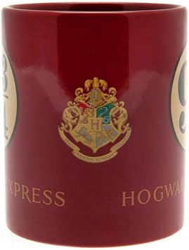 Pyramid International Harry Potter Platform 9 ¾ Scarlet Ceramic Mug in Presentation Box - Official Merchandise,Red