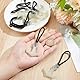 WEBEEDY 10 PCS Leuchtende Reißverschlüsse Zipper Pulls T-Shaped Zipper Charms Glow in The Dark Zipper Pulls Cord Extender Heavy Duty Replacement Zipper Puller für Handtaschen, Kleidung (4.2x10.7cm)