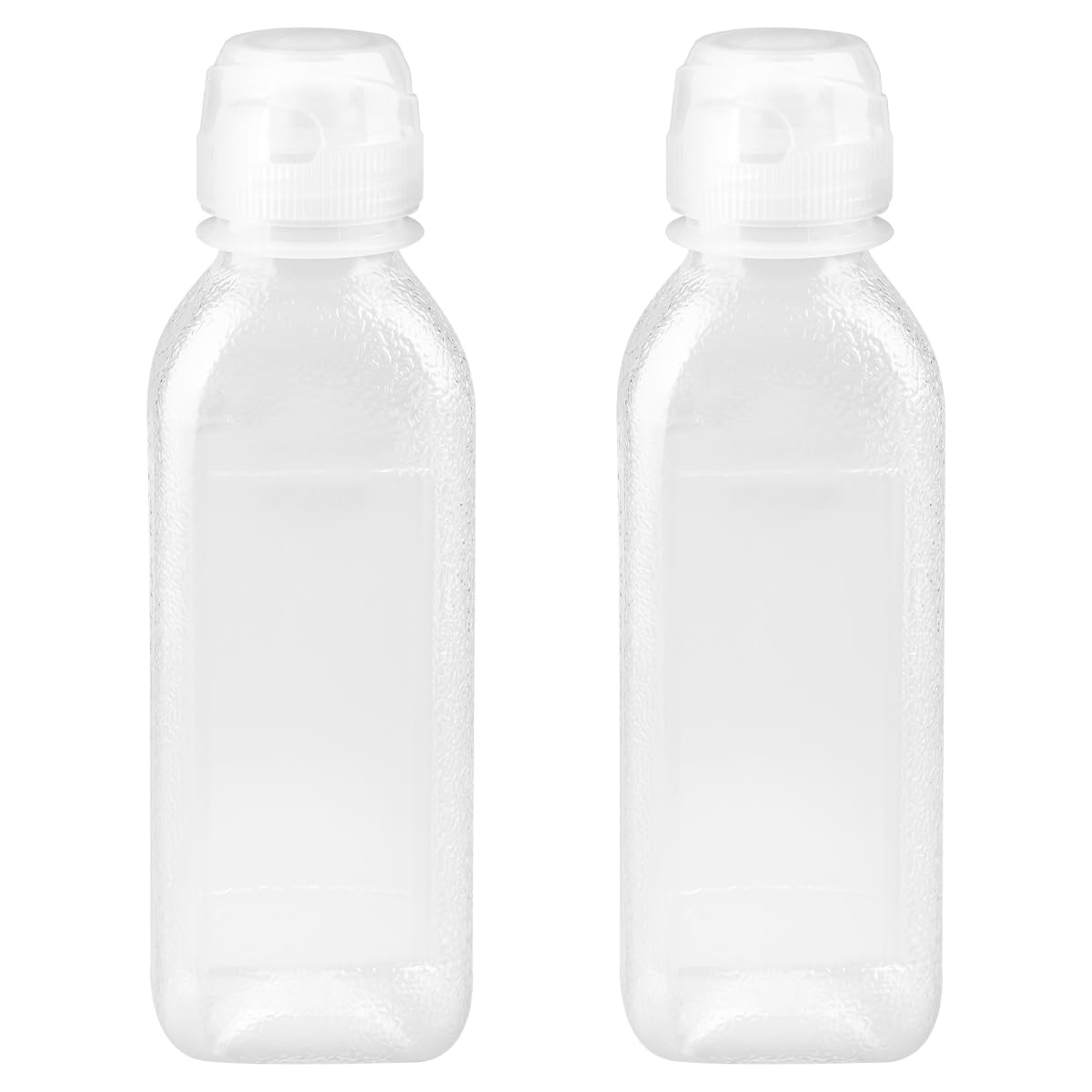Thyonta 2 Pcs Kitchen Condiment Bottles - Clear Leak-proof Spout Easy to Use and Clean Precise Pouring Preventing Spills for Soy Sauce Vinegar Olive Oil (300ml)