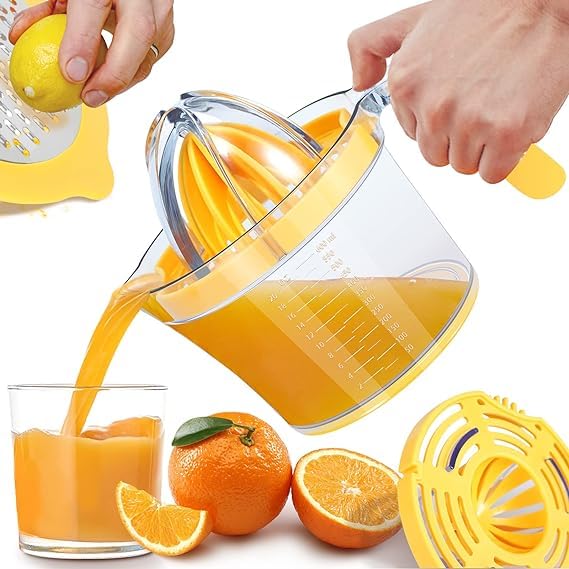 GITGRNTH Manual citrus juicer, Orange juicer, Lemon squeezer, Hand squeezer juicer, Orange squeezer, Manual juicer for fruits