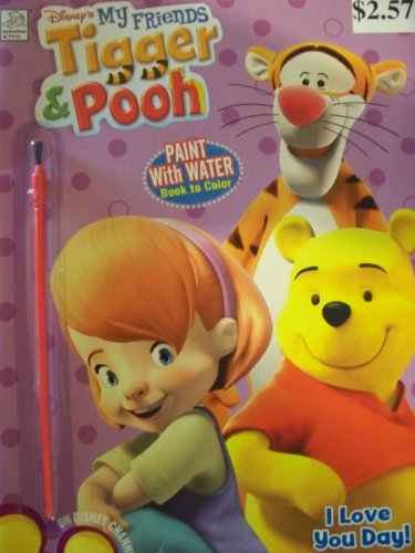 Disney's Tigger and Pooh Paint with Water Coloring Book