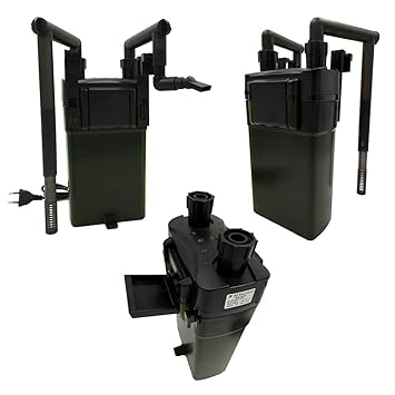 RS Electrical Hang On Canister Aquarium Filter 6W with Filter Media External Multi Stage Power Filter for Upto 100 Litre Fish Tanks (RS-920) - Sold by Visual Arrest?
