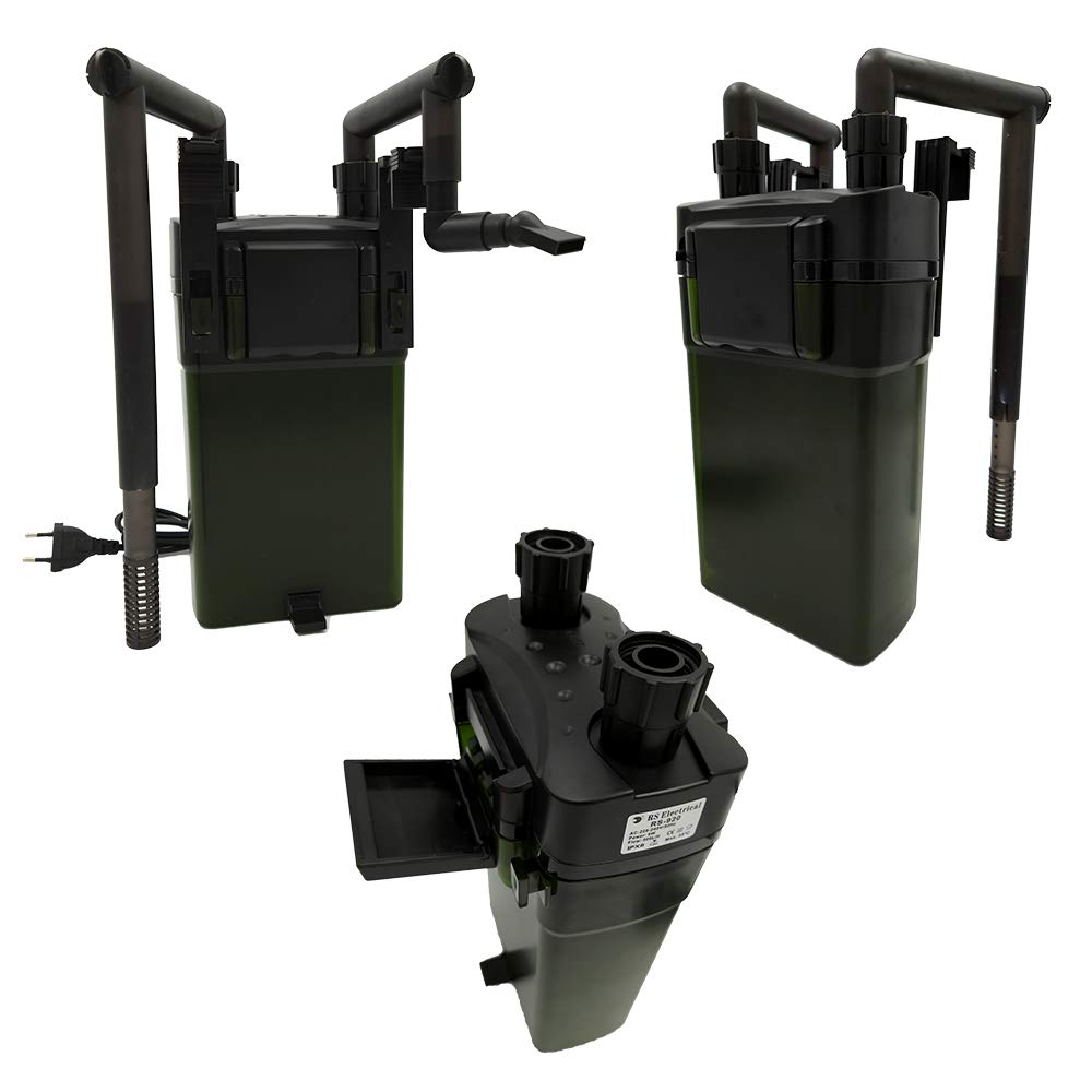 RS Electrical Hang On Canister Aquarium Filter 6W with Filter Media External Multi Stage Power Filter for Upto 100 Litre Fish Tanks (RS-920) - Sold by Visual Arrest™ (B08DD4RFFC) Amazon Price History, Amazon Price Tracker