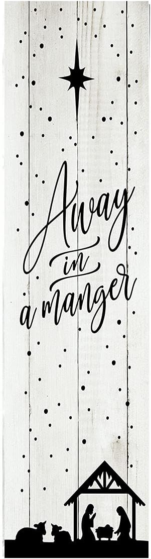 Twisted R Design Red and White Believe Christmas Sign - Unique Vertical Christmas Decor Wooden Sign, 24" Hanging/Standing Farmhouse Christmas Decor, Directly Printed Home Decoration, Cozy Decor, 2ft