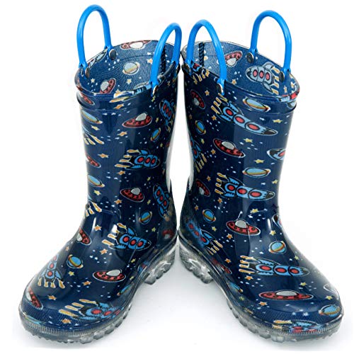 Image of HugRain Light Up Rain Boots for Little Kids
