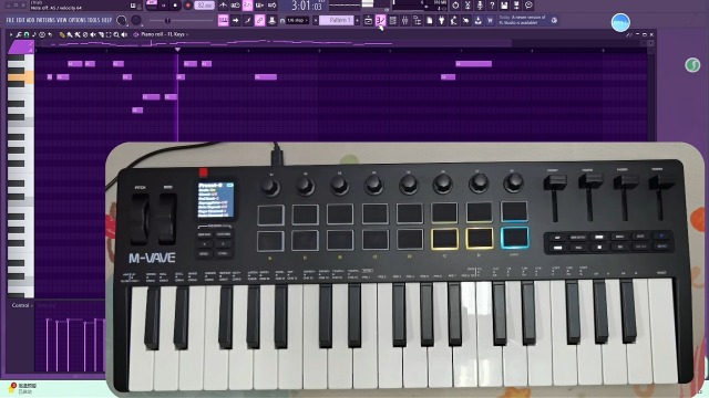 Amazon.com: M-VAVE SMK37 PRO MIDI keyboard controller with 16