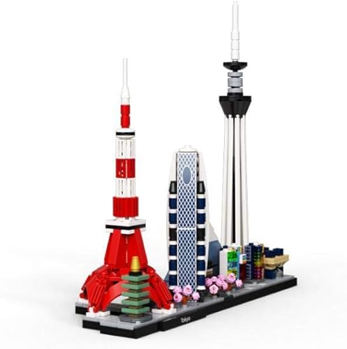Miniatura 3 de Juego LEGO Architecture Skylines: Tokyo 21051, kit de construcción, arquitectura coleccionable de 547 piezas, para adulto