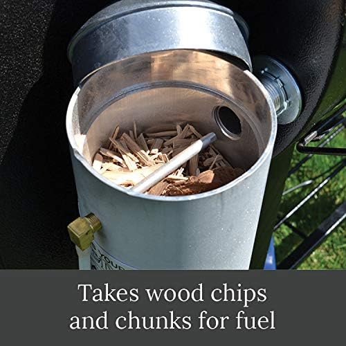 Smoke Daddy Big Kahuna Hot or Cold Smoke Generator | BBQ Accessories Works with Any Outside BBQ Grill | Electric Smoker Pellet Accessory | Add Your Favorite Blend of Wood Chunks, Wood Chips, or Pellets to Customize Your Smoke Profile