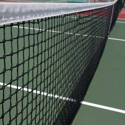 CARRINGTON Calidad Suprema - Red de Tenis Club Negra 3 mm