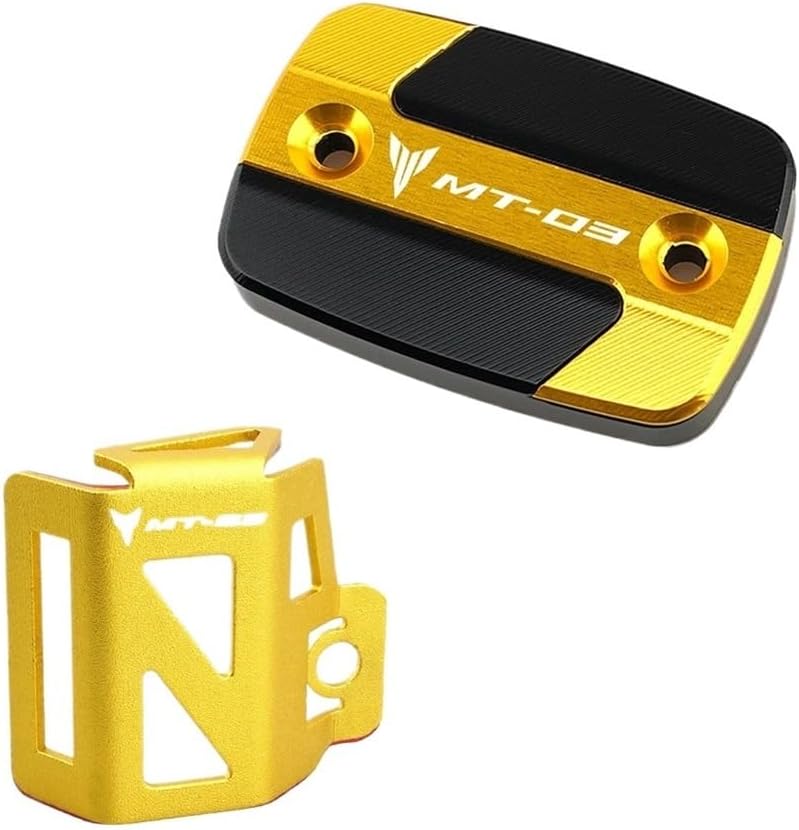For MT-03 MT 03 MT03 2015-2021 2020 CNC Motorcycle Accessories Rear & Front Brake Fluid Reservoir Cap Cylinder Cover