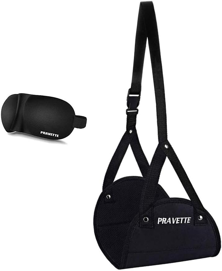 Foot Rest,Travel Footrest Airplane Leg Rest Flight Foot Hammock Carry-on Travel Pillow Under Desk Accessories (Foot Hammock with Sleep Mask)