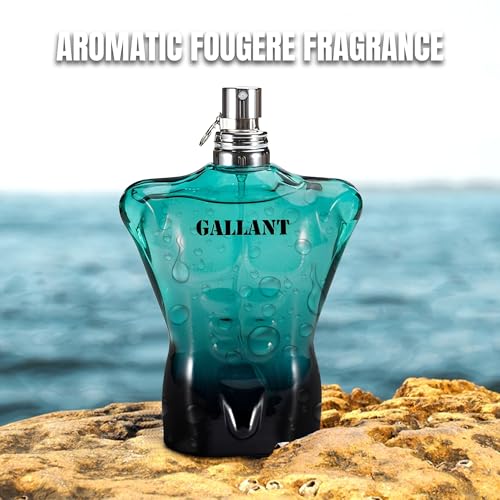 Image of Men's Cologne Gallant Original Natural Spray Eau De Toilette,Long-Lasting Scent Perfume for Men Elegant Bottle - Great Holiday Gift, 3.4 Fl Oz /100 Ml