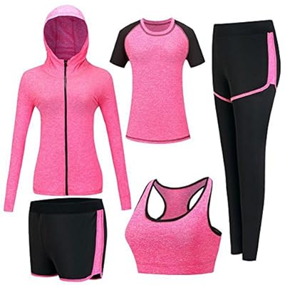 ZETIY Conjuntos de Chándal Mujer 5 Piezas Traje de Yoga Completo Conjuntos Deportivos para Fitness Running Jogging, Ejercicio en el Gimnasio | Ya disponible en tu tienda friki favorita! En mundofriki.es! ZETIY Conjuntos de Chándal Mujer 5 Piezas Traje de Yoga Completo Conjuntos Deportivos para Fitness Running Jogging, Ejercicio en el Gimnasio | Ya disponible en tu tienda friki favorita! En mundofriki.es!