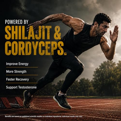 Image of Mahaveera Shilajit /Shilajeet Resin (20g) | Pure Himalayan Shilajit with Cordyceps, Ashwagandha & Safed Musli | 70% Fulvic Acid & 80 Minerals | Energy, Stamina, Strength & Vitality Support