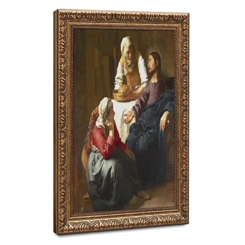 Toile de Vermeer pour salon et bureau cadre 30x45cm