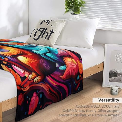 Couverture jeté flannel écureuil de qualité supérieure et durable