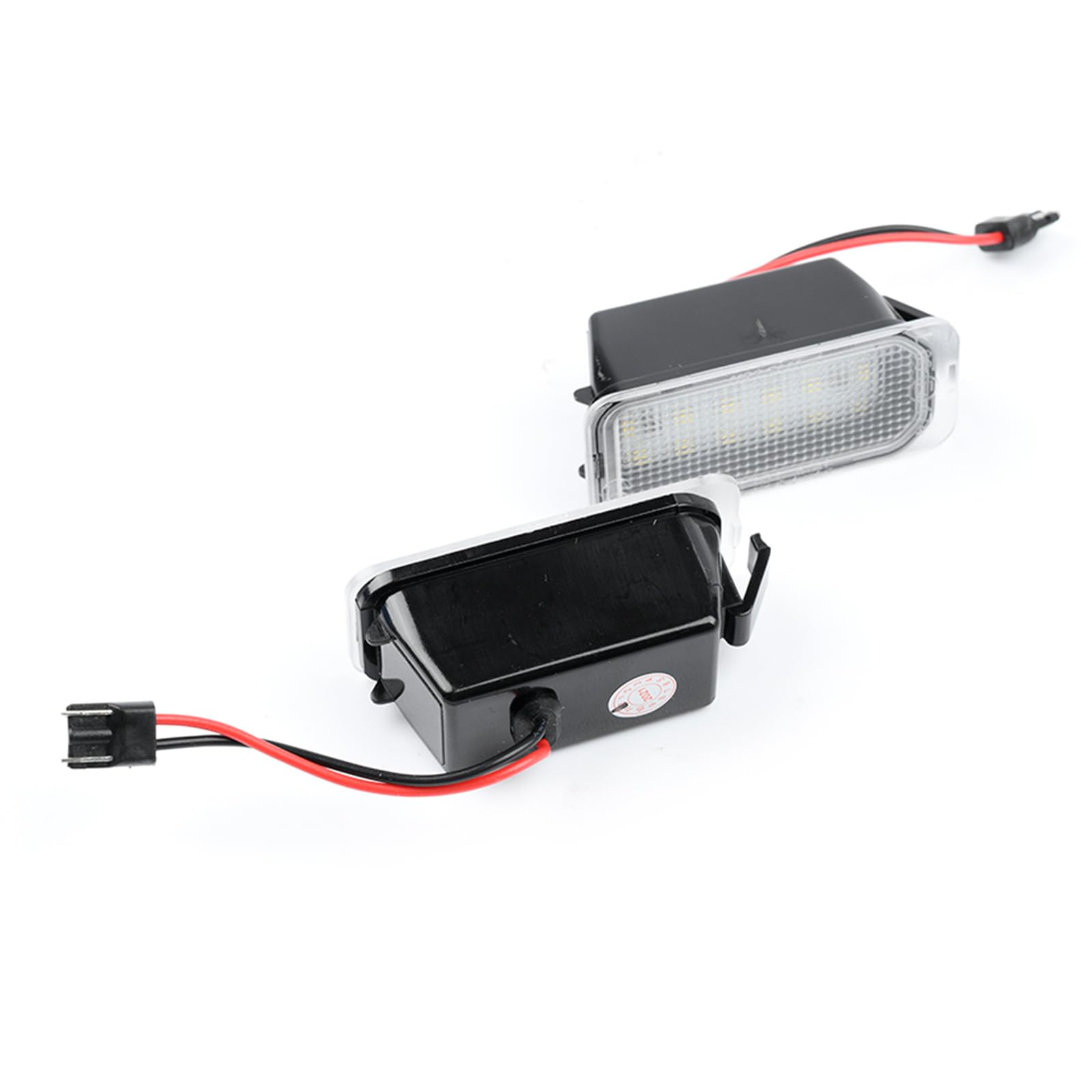 Lot De 2 Éclairages LED Plaque Immatriculation 18 LED Pour Ford Fiesta Focus Mondeo Kuga Jaguar