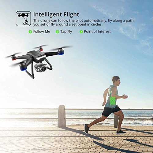 HEROWEN Drone com câmera 4K para adultos, F11 GPS Drone de câmera FPV de 5Ghz, quadcopter RC para in