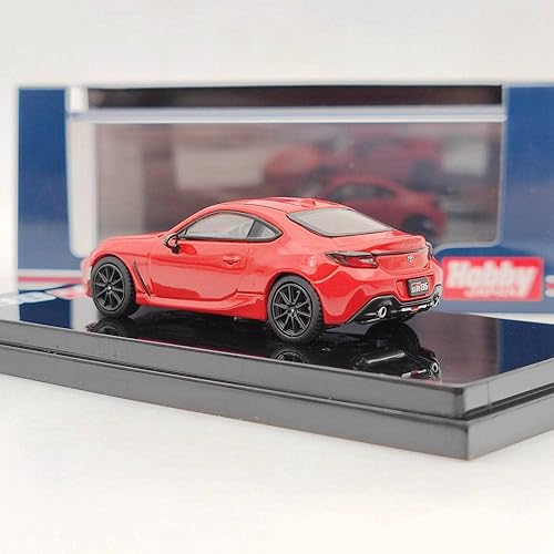 Miniatura 3 de Hobby Japan 1:64 para Toyota GR86 RZ 3BA-ZN8 HJ641048AR Juguetes Diecast Modelos Regalos de Coche Rojo