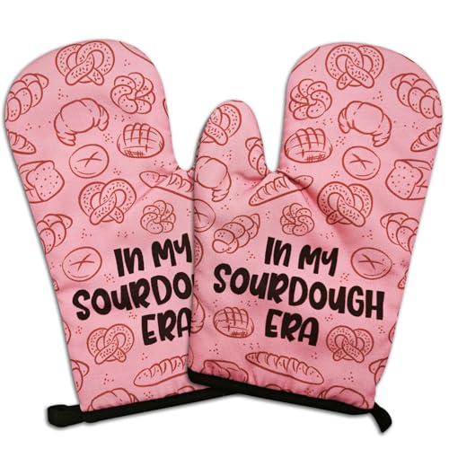 GOSJINNK Funny Sourdough Oven Mitts