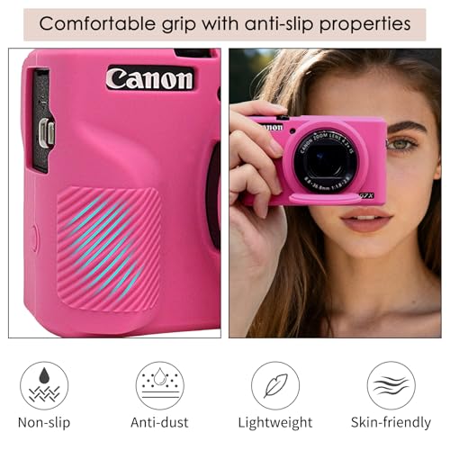 Funda para cámara Canon Powershot G7 X Mark III con protector miniatura 3