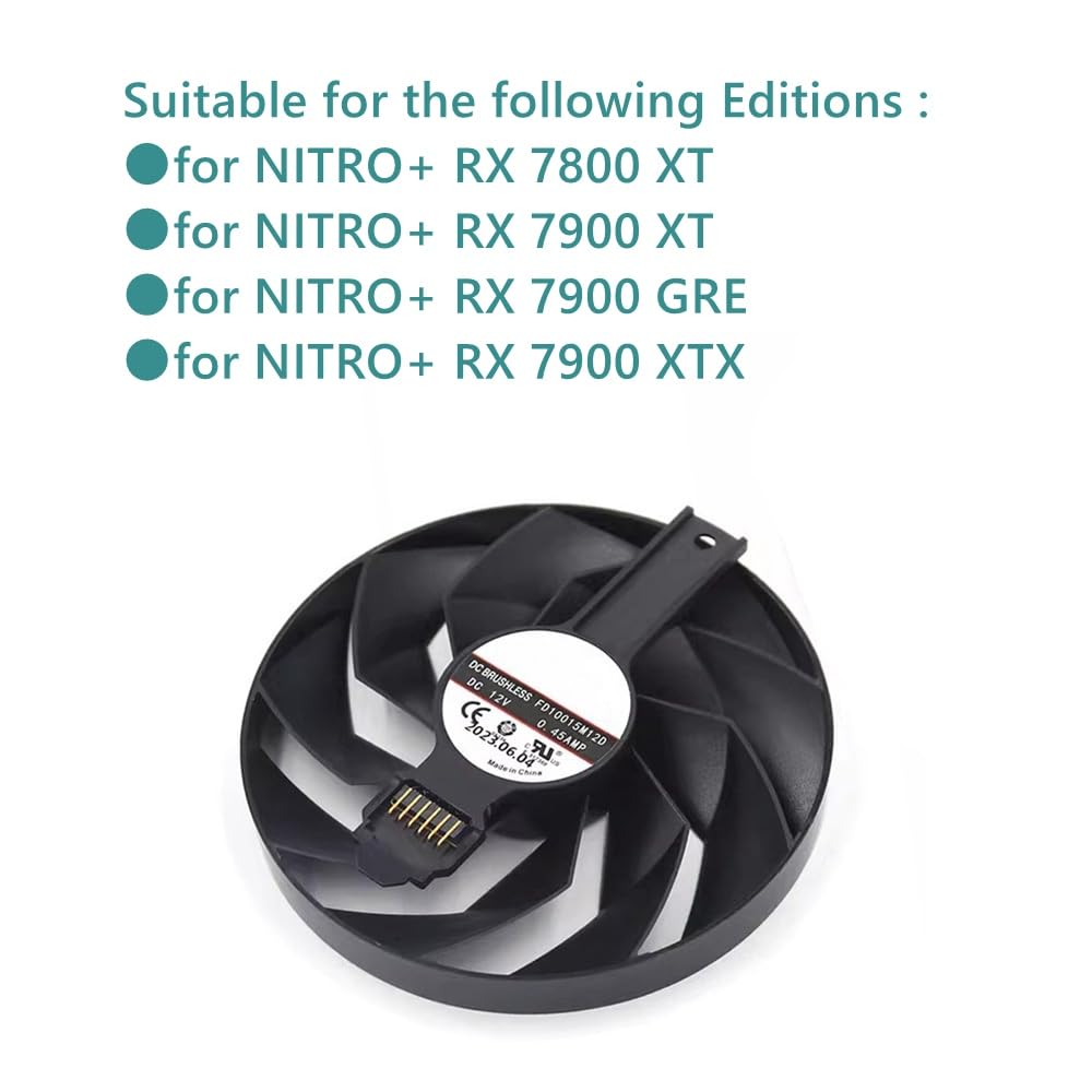 Amazon.com: RAKSTORE FD10015M12D Graphics Card Cooling Fan