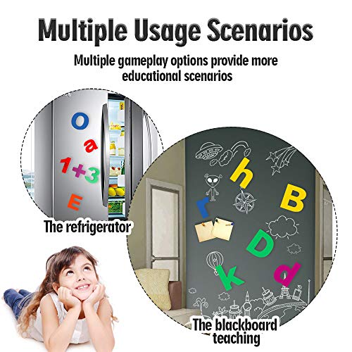 Tsyan Jumbo Magnetic Letters Alphabet Refrigerator Magnets Fridge Magnet Plastic Abc Words Numbers Educational Learning Toys Spelling Counting Uppercase Lowercase Gifts For Kids Toddlers 3+Years… #TOP4