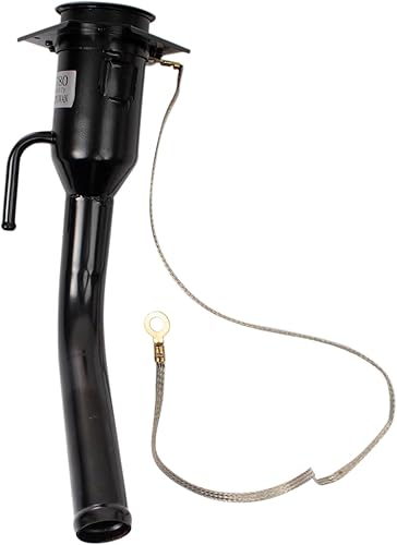 Vista 103 de TRQ Cuello de llenado de depósito de combustible negro compatible con Toyota Sienna 2004-2010