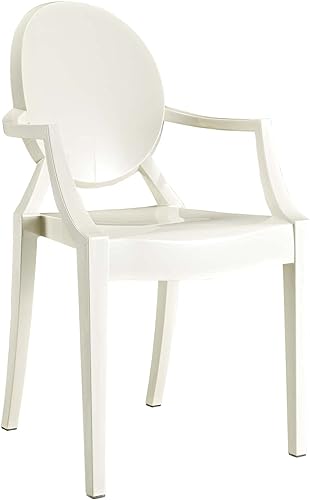 Silla de Comedor transparente de Casper Policarbonato Blanco