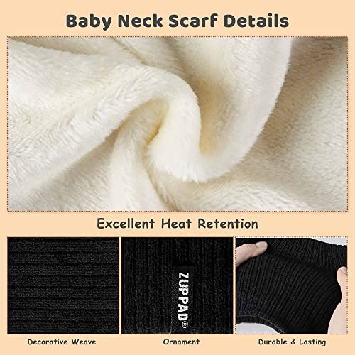 Zuppad STM3JT Baby Beanie Mittens Scarf Set Girls Boys, Toddler Winter Hat And Gloves Neck Warmer Set Knit Warm With Fleece Lining, Kids Cold Weather Accessories Sets thumb #4