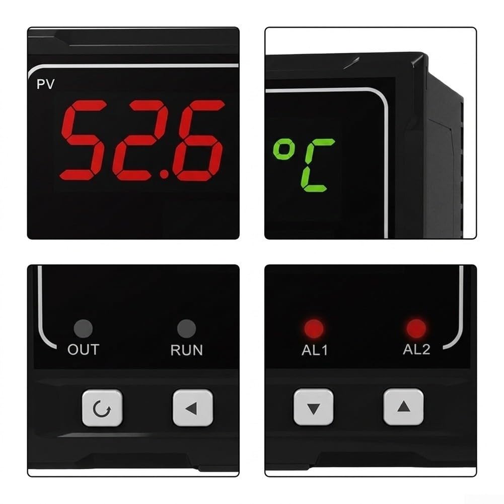 Régulateur Température pour industriel 96x96mm Panneau Régulateur