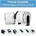 MarkDomain DK-2205 Compatible with Brother DK2205 (2.4 in X 100 Ft) Label Maker Tape Use with QL-800 QL 600 810W 820nwb Printer - 8 Continuous White Paper Rolls + 1 Frame
