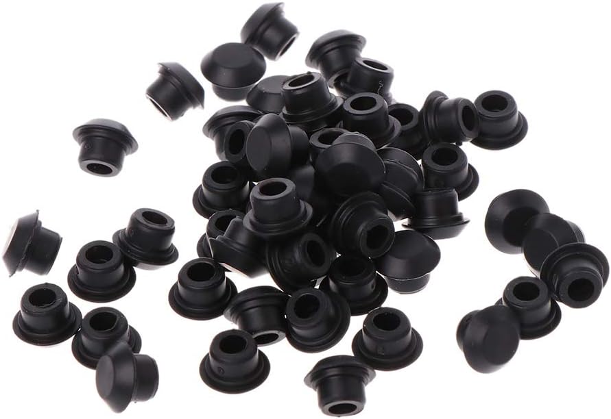 Plastic Screw 50PCS Bulk Technic Part Rubber Stopper Chain Link Grip Caterpillar Track Attachmen Brick Toy 24375 Building Block