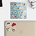 20 PCS Stickers Pack Angry Aesthetic Birds Vinyl Colorful Waterproof for Water Bottle Laptop Bumper Car Bike Luggage Guitar Skateboard