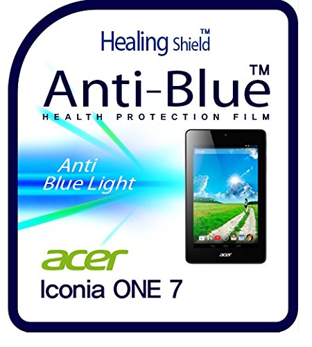Healingshield �X�L���V�[���t���ی�t�B���� Eye Protection Anti UV Blue Ray Film for Acer Tablet Iconia One7 B1-730HD