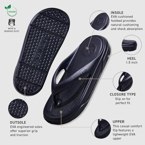 Image of Neeman's Cushers Flip Flops for Men | Powered by CushyVerse Technology for Ultimate Cushioning, Bounce & All-Day Comfort