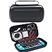 Intckwan Funda de transporte compatible con Nintendo Switch, funda rígida, funda, funda para el uso con la consola Nintendo Switch y accesorios (negro)