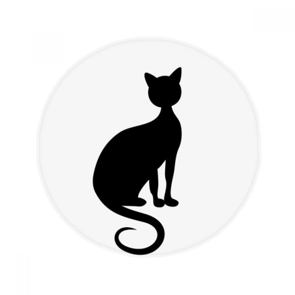 Tapis de salle de bain Chat Noir DIYthinker ambiance cosy pour cuisine et salon moderne