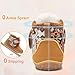 Scurtain Toddler Fur Boots Boy Girl Warm Winter Boots Toddler Fuzzy House Slippers Fall Bedroom Sock Shoes Brown Size 6.5-7 Toddler