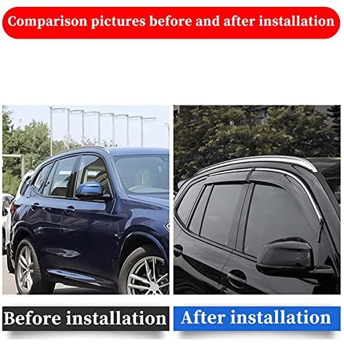 Déflecteurs vent Hyundai IX35 2010-2017 | Finition teintée aérodynamique premium